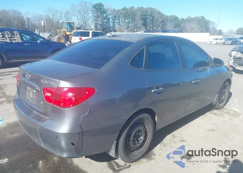 2008 Hyundai Elantra Gls/Se z USA, uszkodzony, nr VIN KMHDU46D58U490460